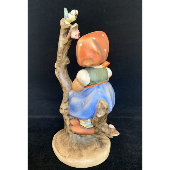 AS IS Hummel Goebel Figurine Apple Tree Girl TMK 2 141/1 Germany 6 1/2" Tall - Picture 5 of 12
